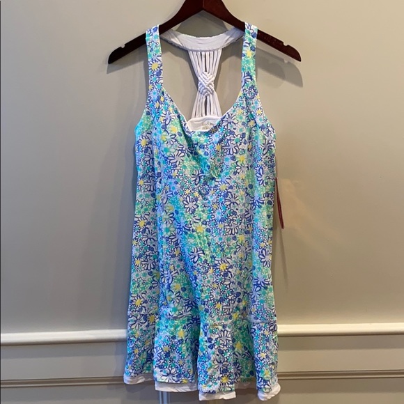 Lilly Pulitzer Dresses & Skirts - Lilly Pulitzer Meryl Luxletic Blue Haven Dress